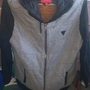 Guess Luther Fleece Zip Up Hoodie